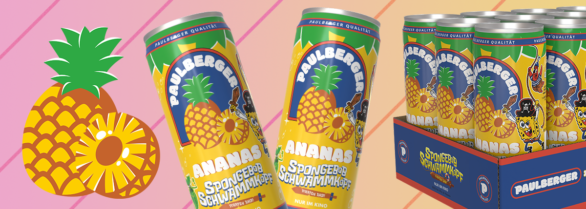 PAULBERGER Ananas: tropische Limo zum neuen SpongeBob-Film